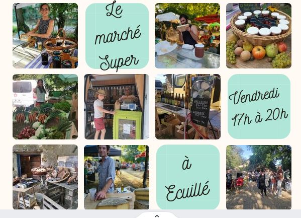 Marché festif le 16 mai à Ecuillé !